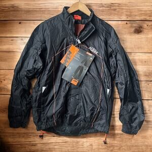 KTM Jacket Rain Suit 14 Power Wear Black Motocross Dirtbike 3PW1410402 SMALL S